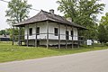 The Maison Bequette-Ribault, a French style building in Ste. Genevieve, Missouri.